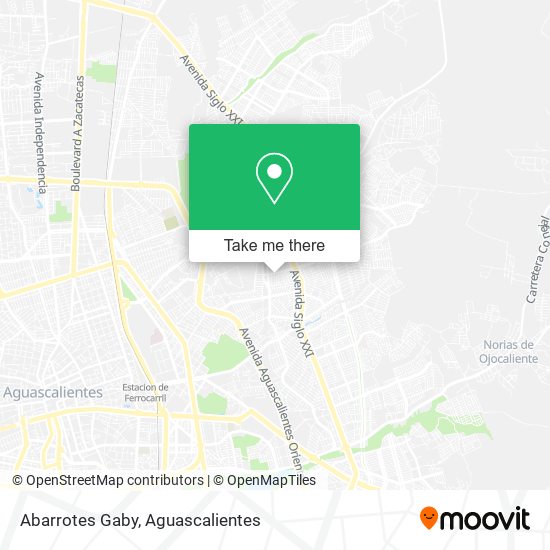 Abarrotes Gaby map