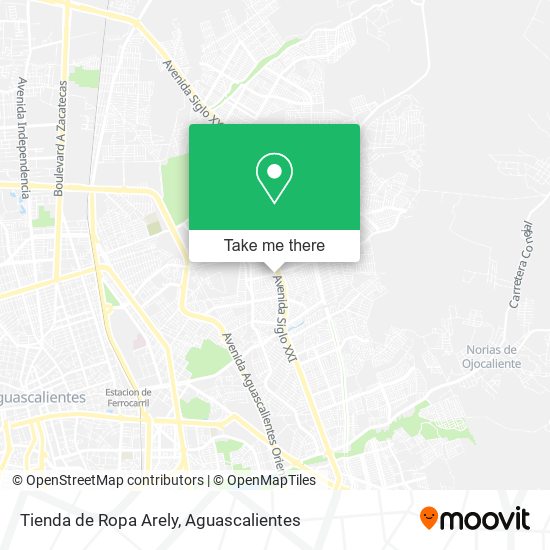 Tienda de Ropa Arely map