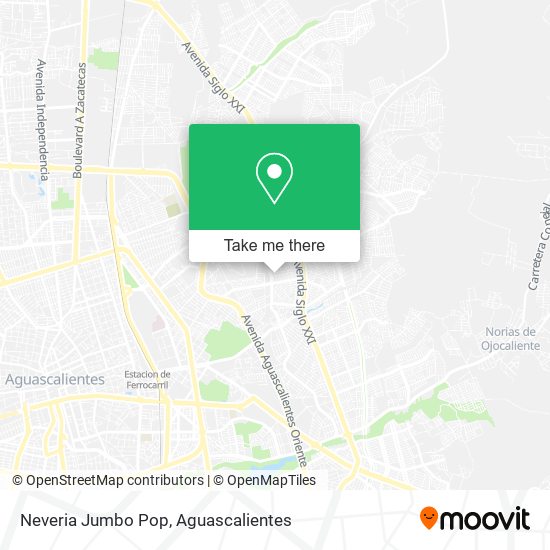 Neveria Jumbo Pop map