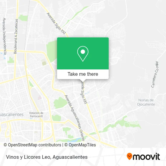 Vinos y Licores Leo map