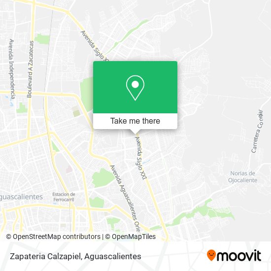 Mapa de Zapateria Calzapiel