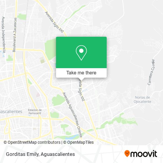 Mapa de Gorditas Emily