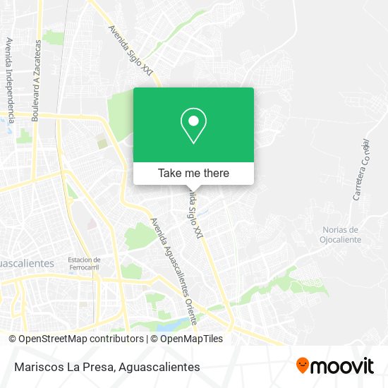 Mapa de Mariscos La Presa