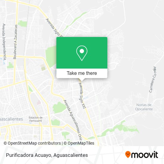 Purificadora Acuayo map