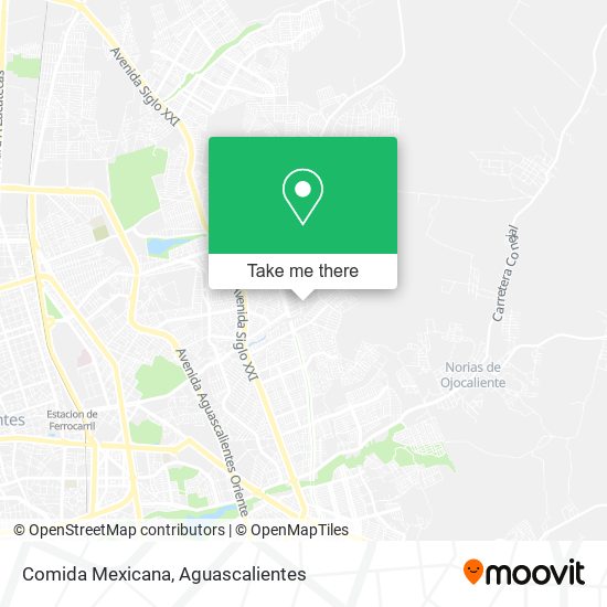 Comida Mexicana map
