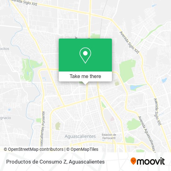 Productos de Consumo Z map