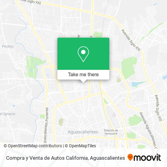 Compra y Venta de Autos California map