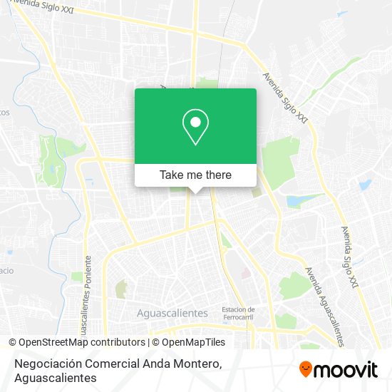 Negociación Comercial Anda Montero map