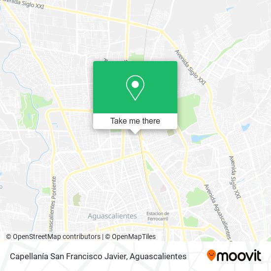Capellanía San Francisco Javier map