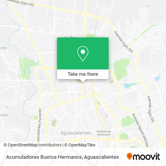 Acumuladores Bustos Hermanos map