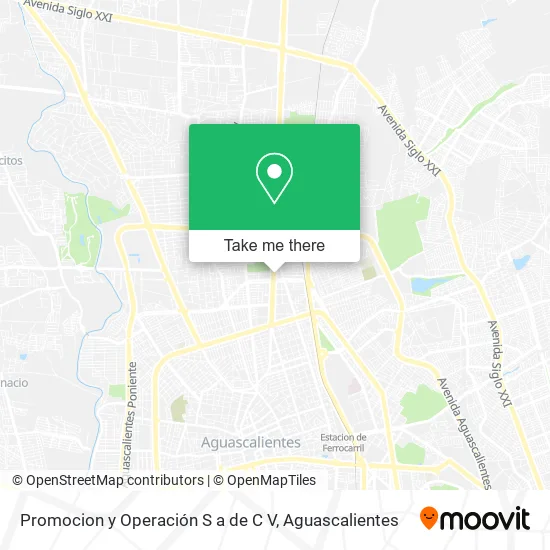 Promocion y Operación S a de C V map