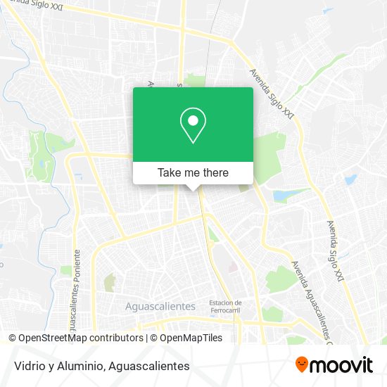 Vidrio y Aluminio map