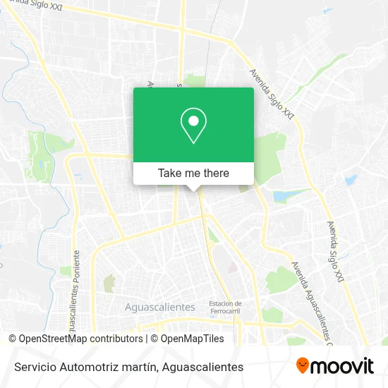 Servicio Automotriz martín map