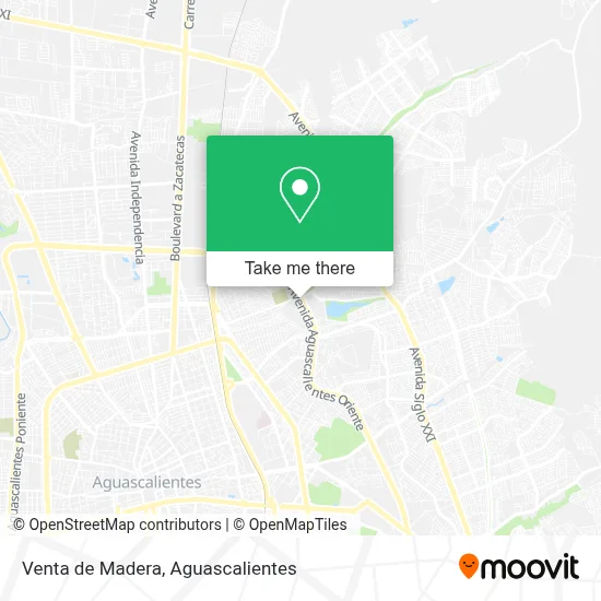 Venta de Madera map