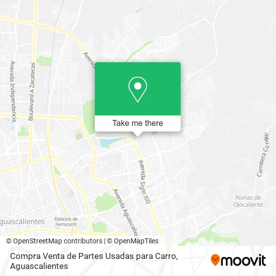 Compra Venta de Partes Usadas para Carro map