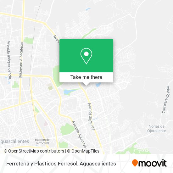 Ferretería y Plasticos Ferresol map
