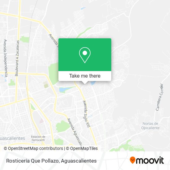 Mapa de Rosticería Que Pollazo