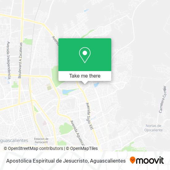 Apostólica Espiritual de Jesucristo map