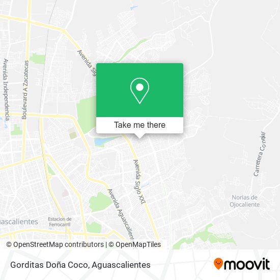 Gorditas Doña Coco map