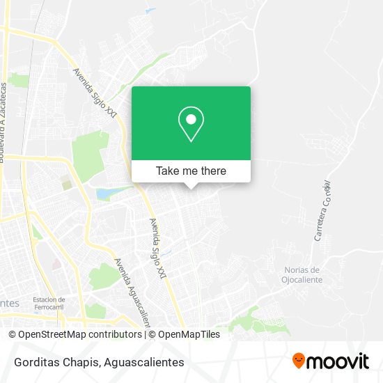 Gorditas Chapis map