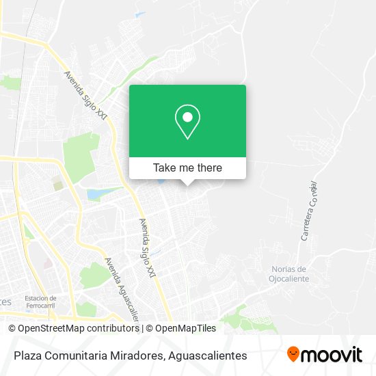 Mapa de Plaza Comunitaria Miradores