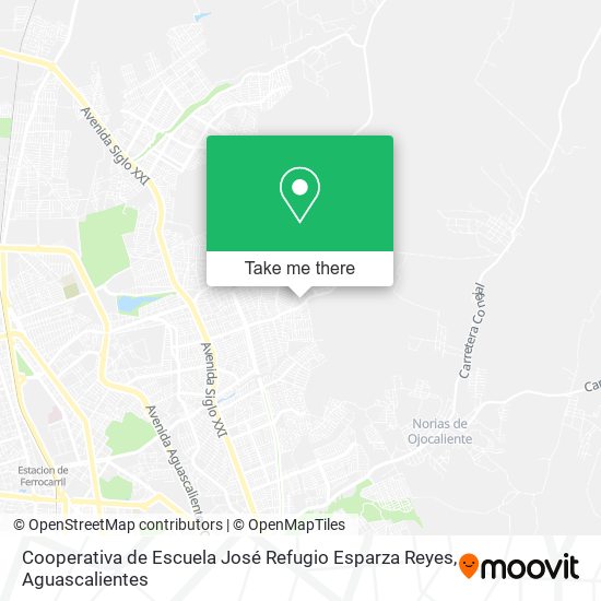 Cooperativa de Escuela José Refugio Esparza Reyes map