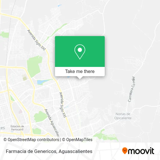 Farmacia de Genericos map