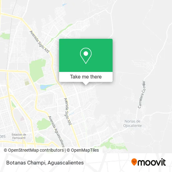 Botanas Champi map