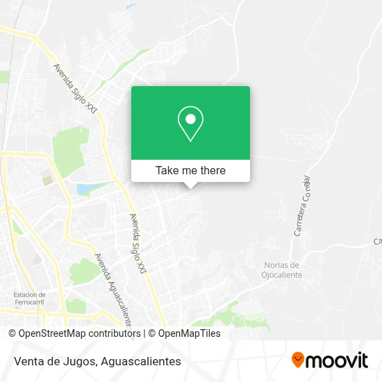 Venta de Jugos map