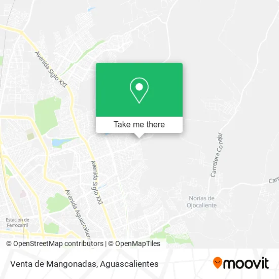 Venta de Mangonadas map