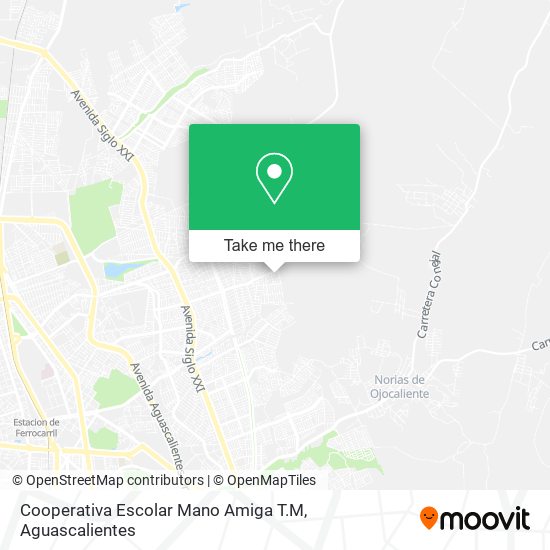 Mapa de Cooperativa Escolar Mano Amiga T.M