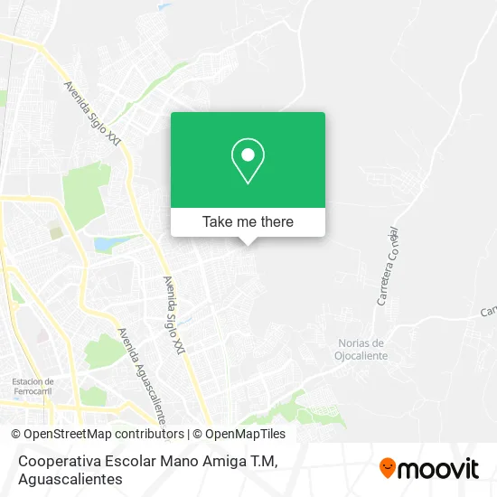 Mapa de Cooperativa Escolar Mano Amiga T.M