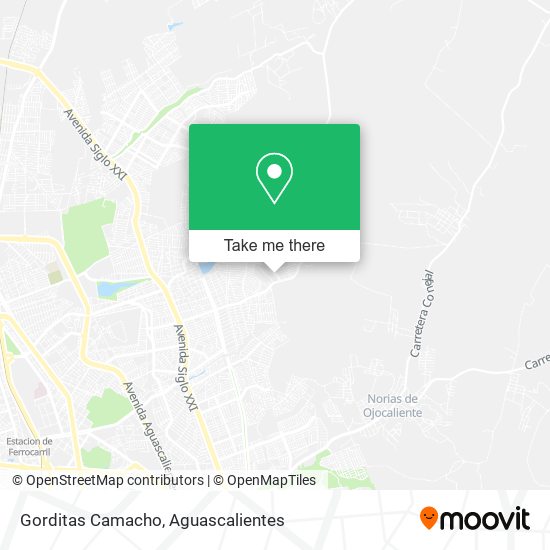 Gorditas Camacho map