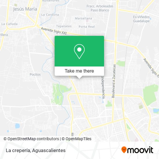 La crepería map