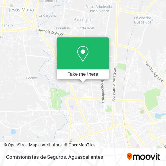 Comisionistas de Seguros map