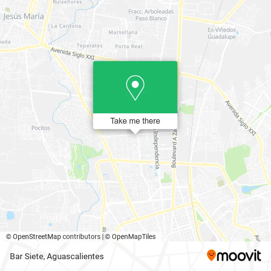 Bar Siete map