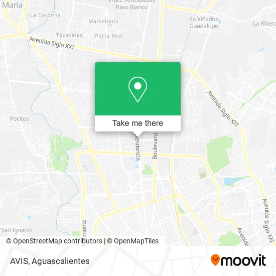 AVIS map