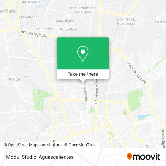 Mapa de Modul Studio