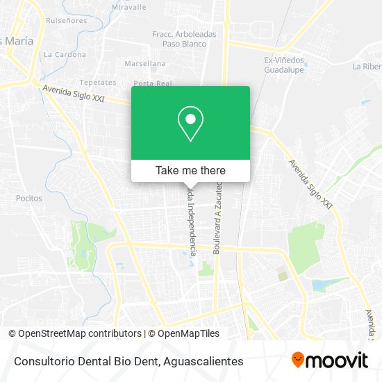 Mapa de Consultorio Dental Bio Dent