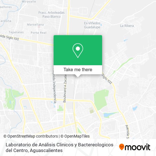 Laboratorio de Análisis Clinicos y Bactereologicos del Centro map