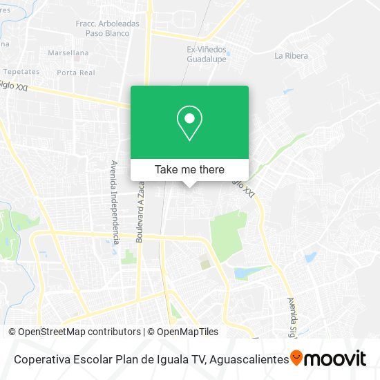 Coperativa Escolar Plan de Iguala TV map