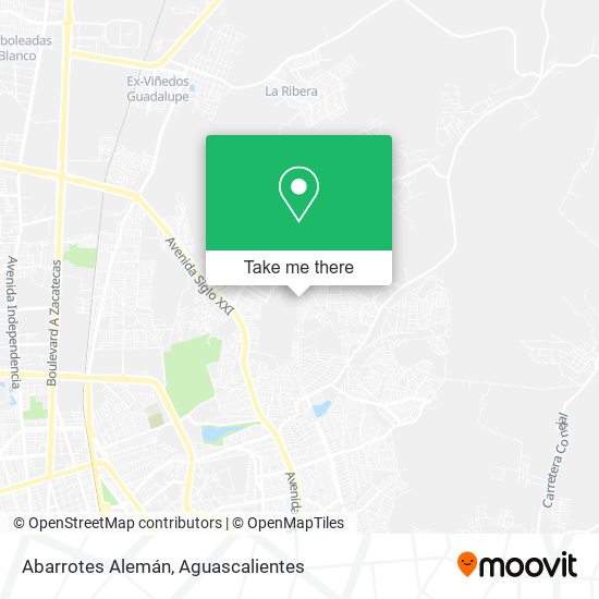 Abarrotes Alemán map