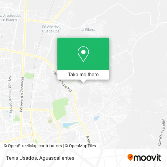 Tenis Usados map