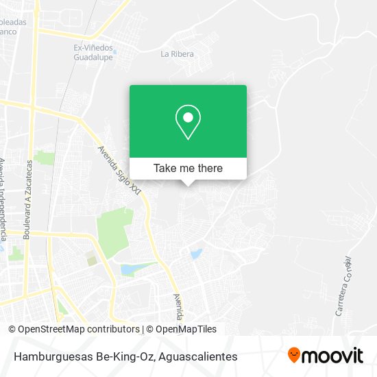 Hamburguesas Be-King-Oz map