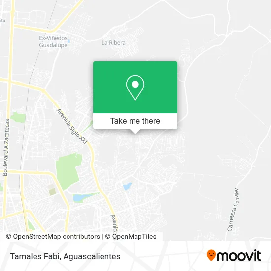 Tamales Fabi map