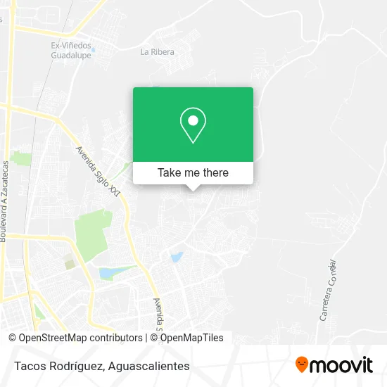 Tacos Rodríguez map