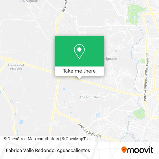 Fabrica Valle Redondo map