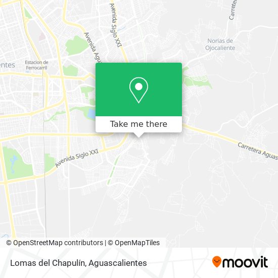 Lomas del Chapulín map