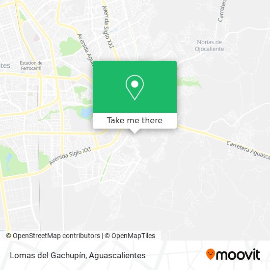 Lomas del Gachupín map