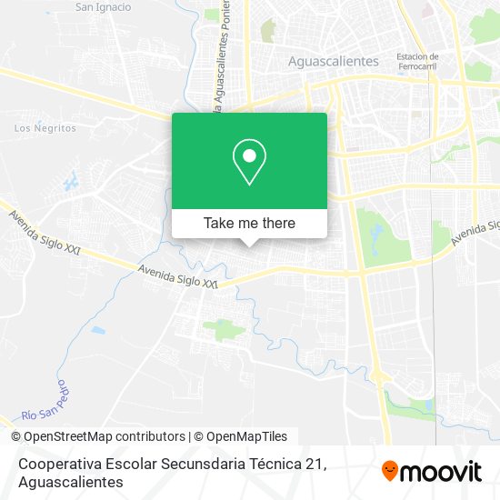 Cooperativa Escolar Secunsdaria Técnica 21 map